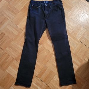 Gap Denim Slim Black Jeans 28x30